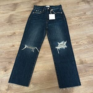 Pistola Size 25 Cassie High-Rise Straight Jeans